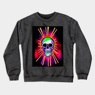 #SkullLove Neon Skull 001 Crewneck Sweatshirt